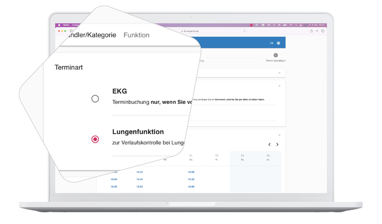PR news Patientenportal Lungen Clinic cms version