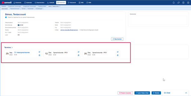 2022 10 07 14 32 12 patient dashboard anstehende termine