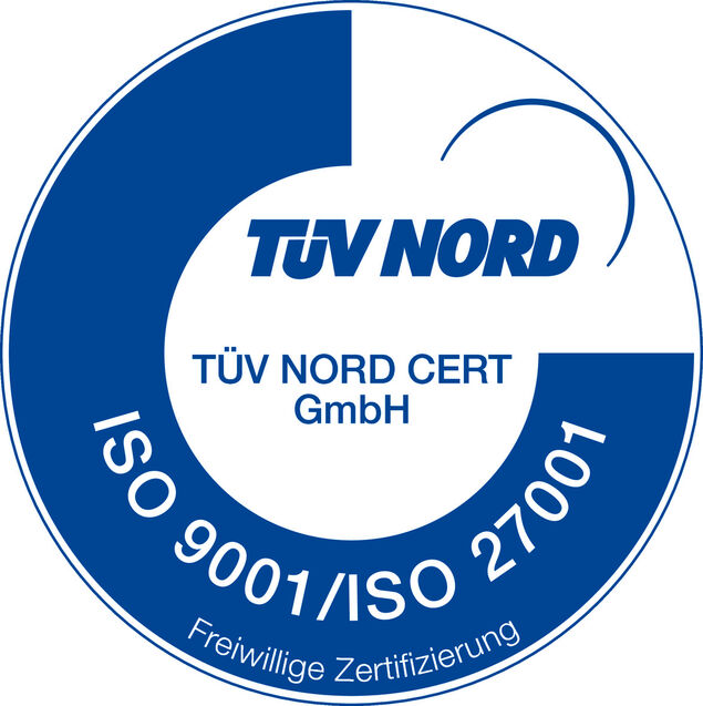 ISO 9001 ISO 27001 DE RGB