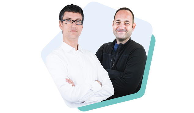 Die KHZG-Experten der samedi GmbH Dr. med. Tobias Wauschkuhn und Dr. Pascal Guderian.