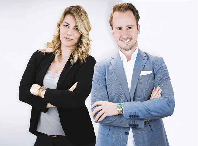 Lindsay Lejsek und Christian Faillard von samedi