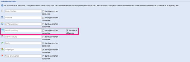 Zusätzlich aktivieren neu