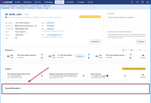 2023 07 12 14 16 42 Patient Dashboard Figma