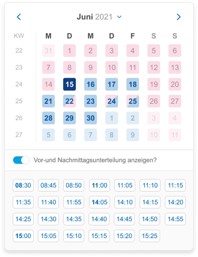 Availability picker alternative 67cf7f09