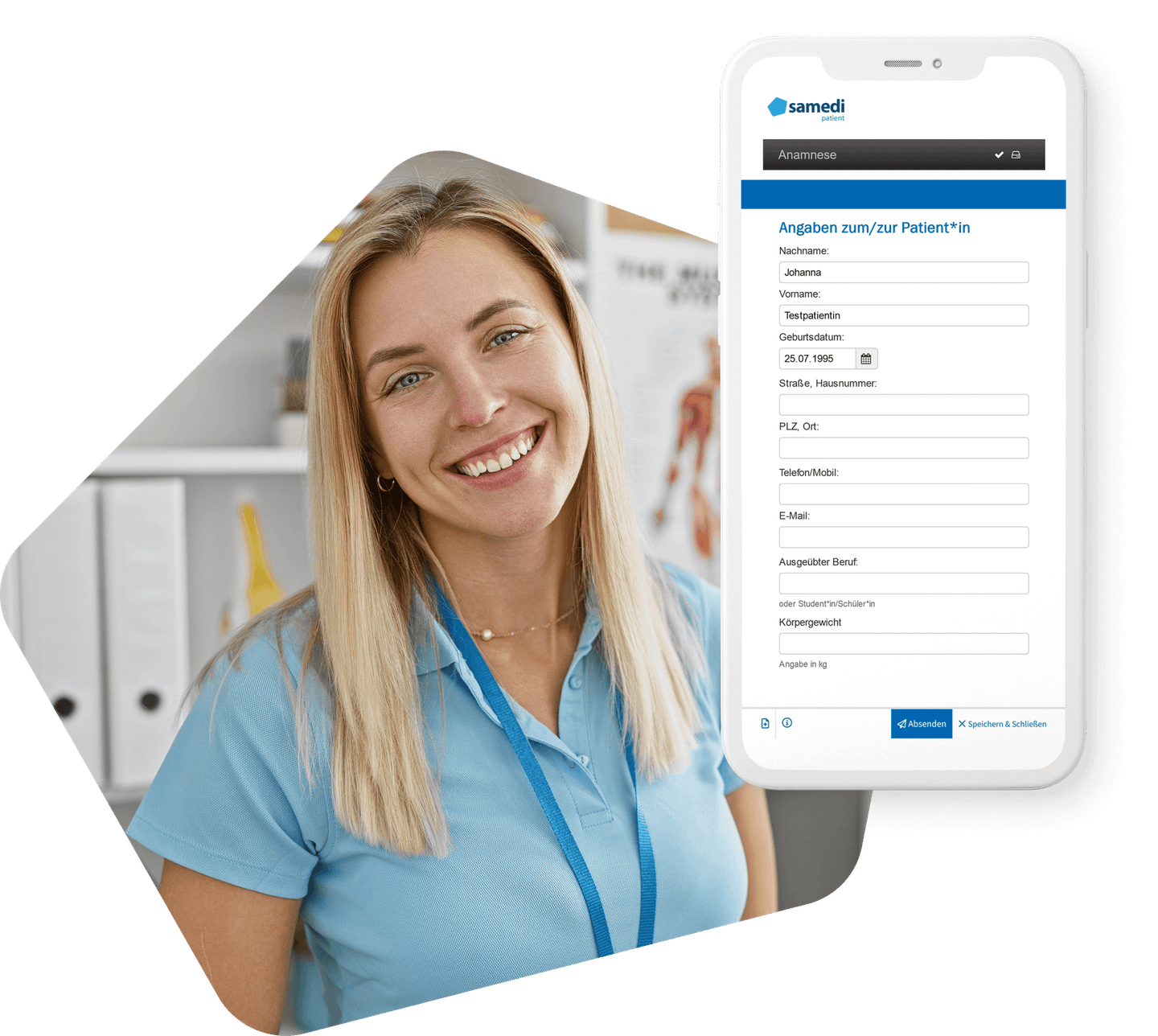 Samedi digitale Patientenformulare