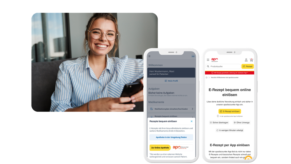 Samedi Medikamenten Bereich Header