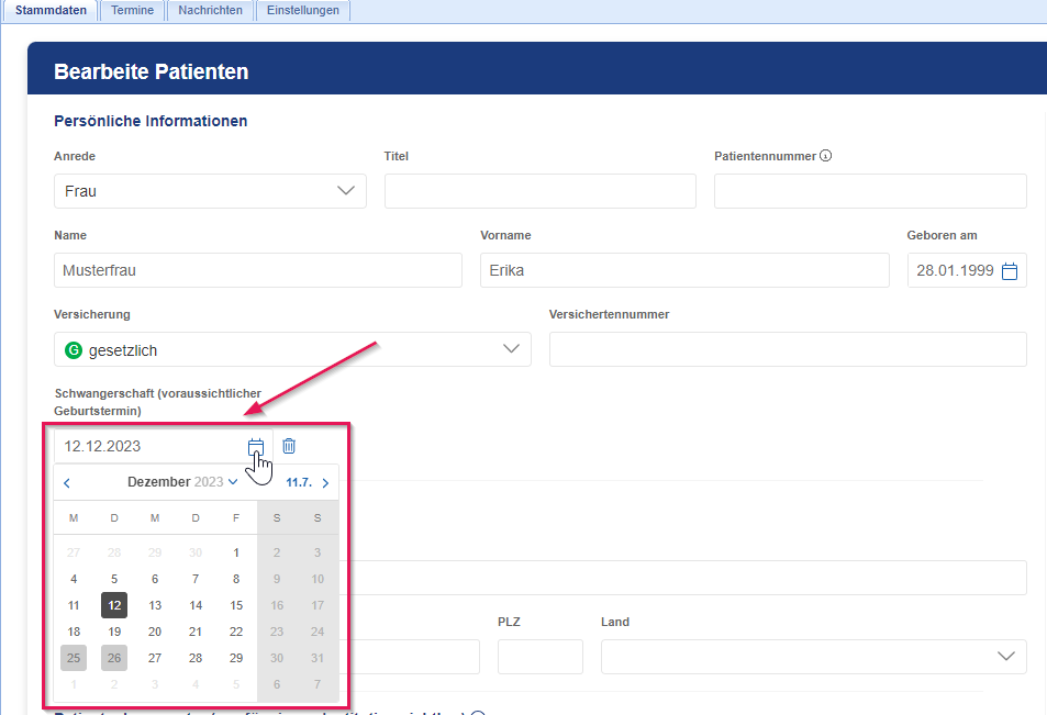 2023 07 11 17 53 39 Demo Ngo Kevin Online Terminbuchung für Patienten und Vernetzung von Ärzten be