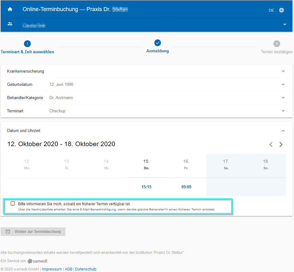 Nachrueckerliste widget e41d8326