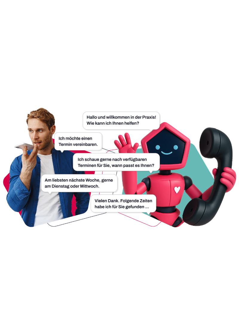 Telefonassistent hochkant