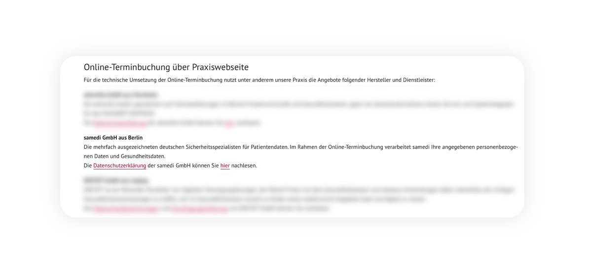 Samedi datenschutz onlineterminvergabe 02