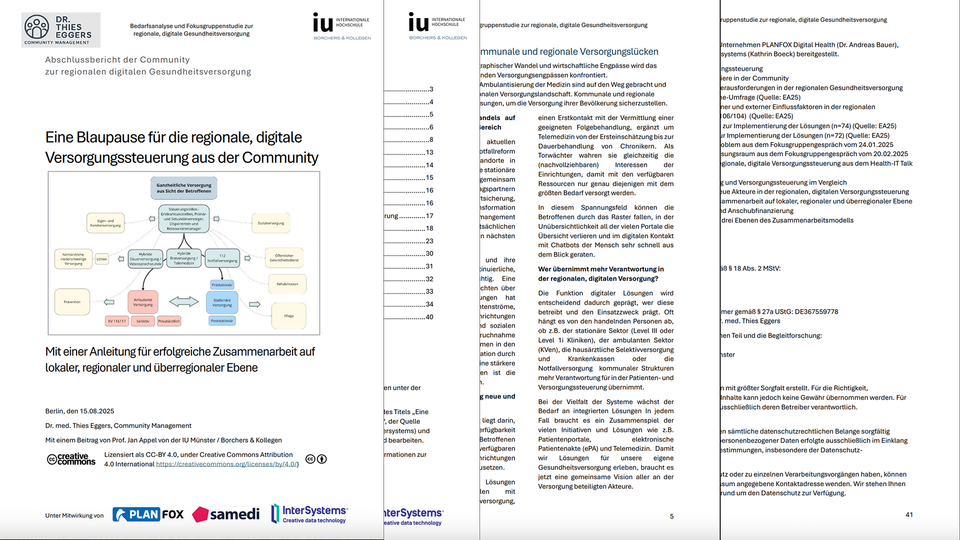 Fokusgruppenstudiedigitale Gesundheitsversorgung