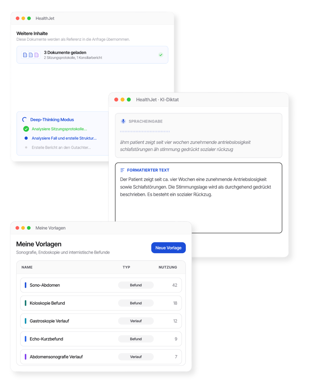 Samedi KI Dokumentation Health Jet