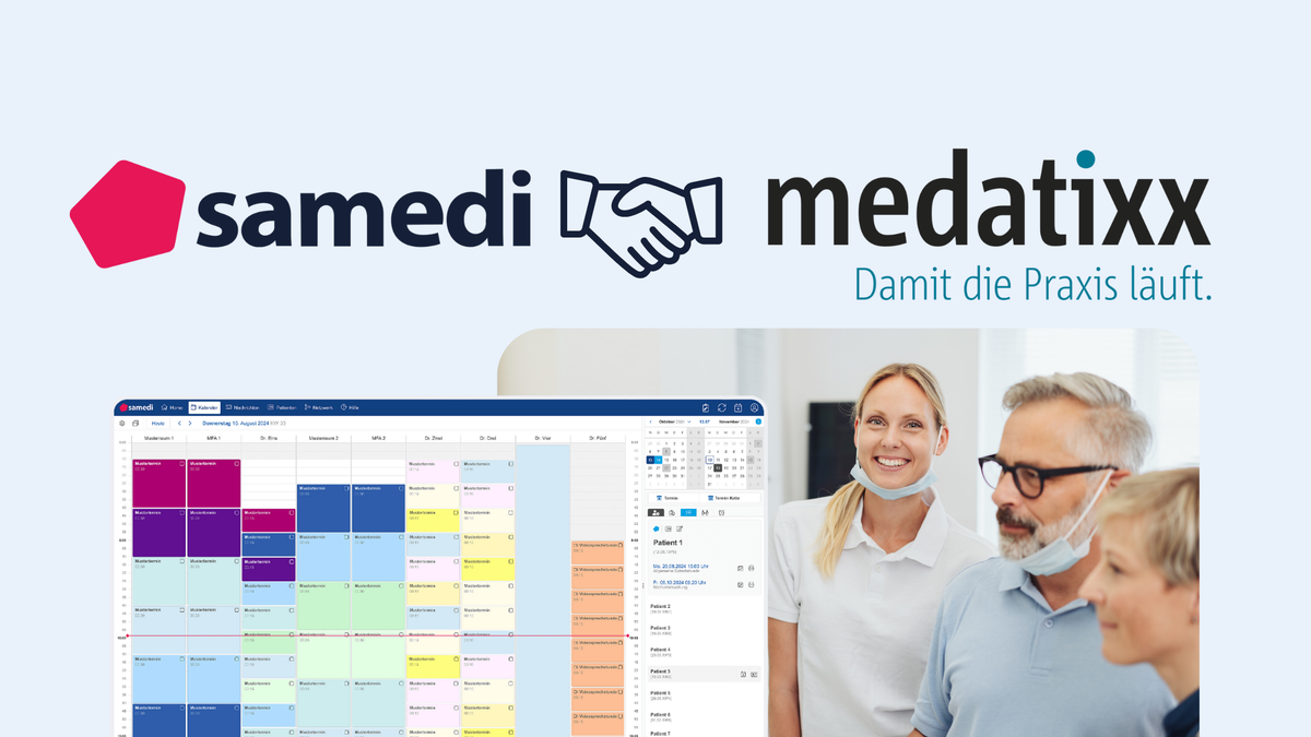 Kooperation medatixx x samedi PR Bild 3