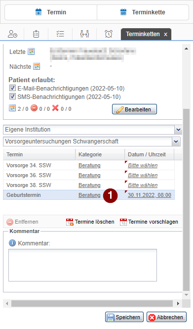 Appointmentchain 1 neu