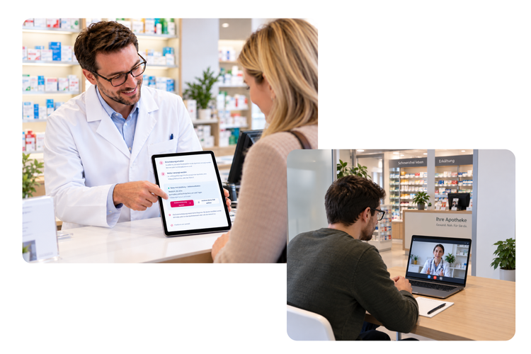 Samedi assistierte Telemedizin