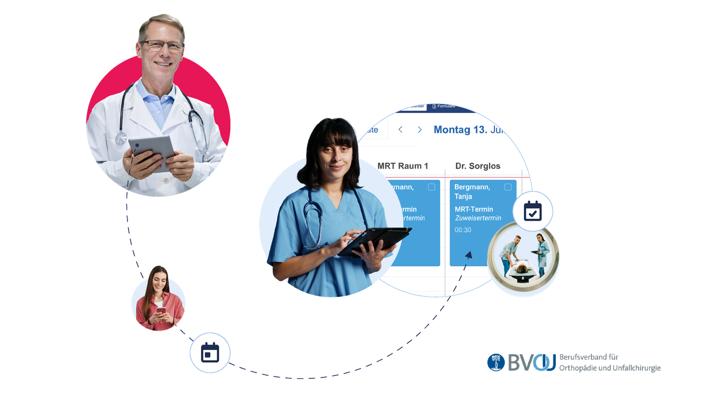 Samedi zuweiserkonto bvou logo headerbild